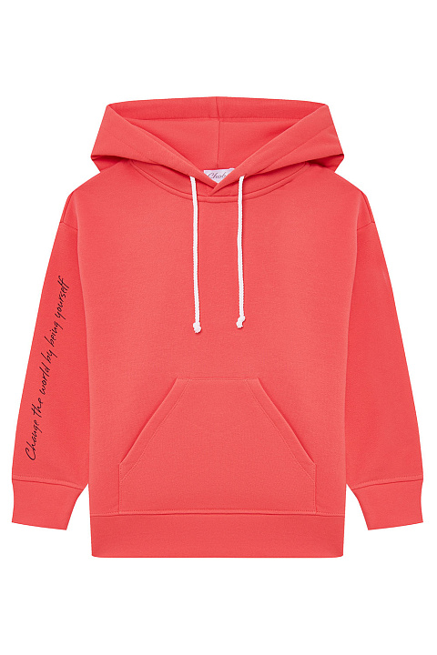 SJ21202-1 Толстовка, Коралловый