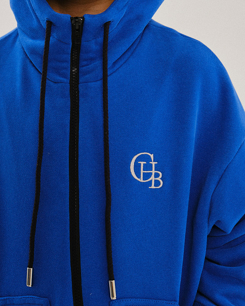 WJ24072 Толстовка, Индиго