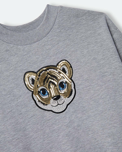 WJ25073 Толстовка, Серый