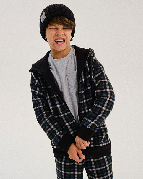 WJ24066 Толстовка, Зеленый