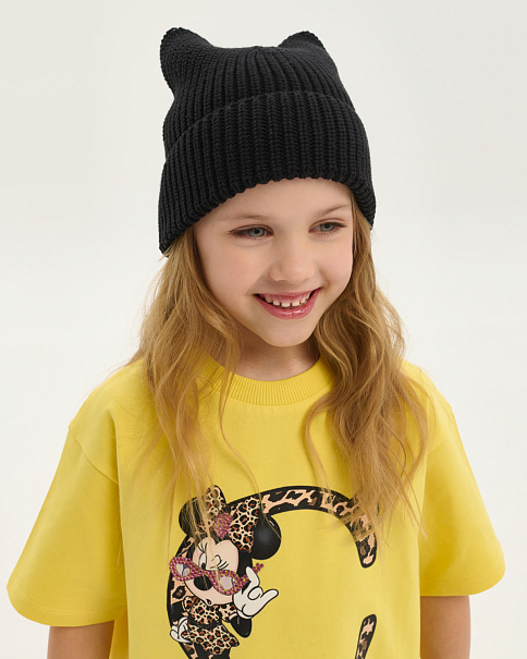 SH26014 Шапка, Черный