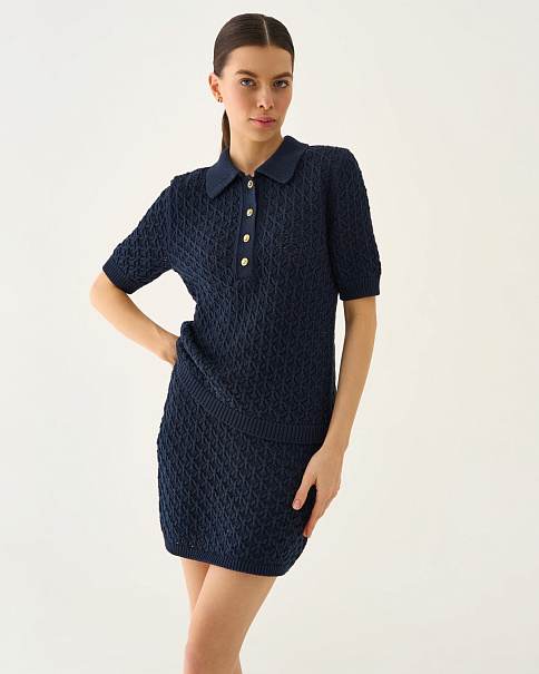 SJ25114 Футболка-поло, Тм.Синий