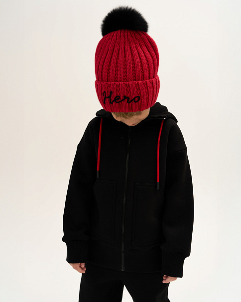 WH25037-1 Шапка, Красный