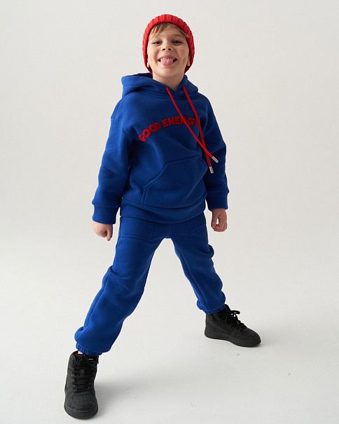 WJ24077 Толстовка, Индиго