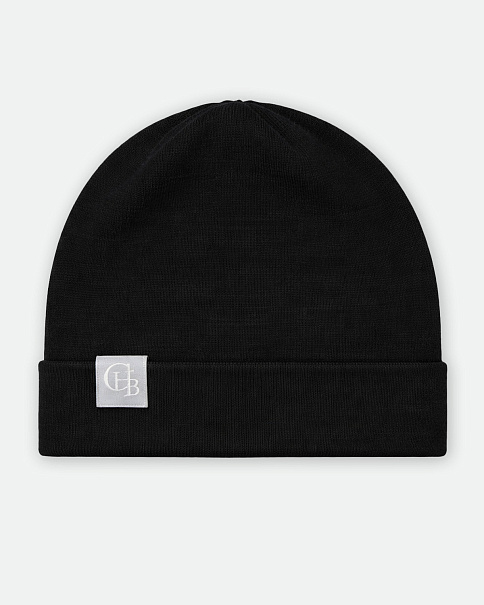 SH26034 Шапка, Черный