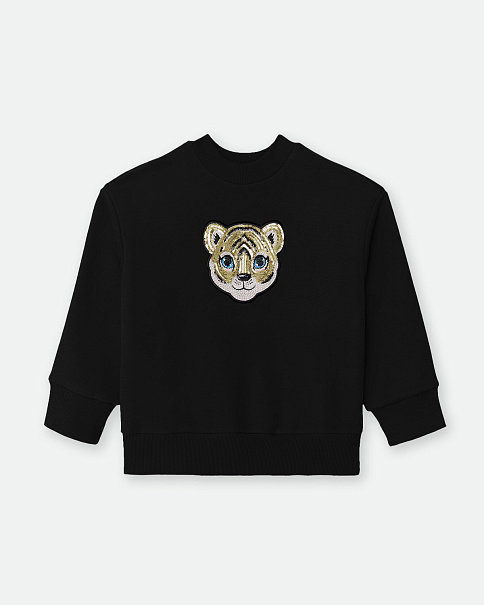 WJ25073 Толстовка, Черный