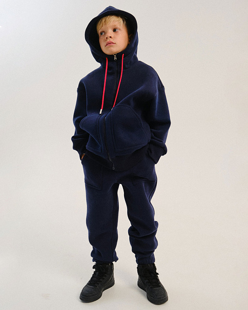 WJ24078 Толстовка, Тм.Синий