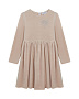 WD24061-1 Платье, Бежевый