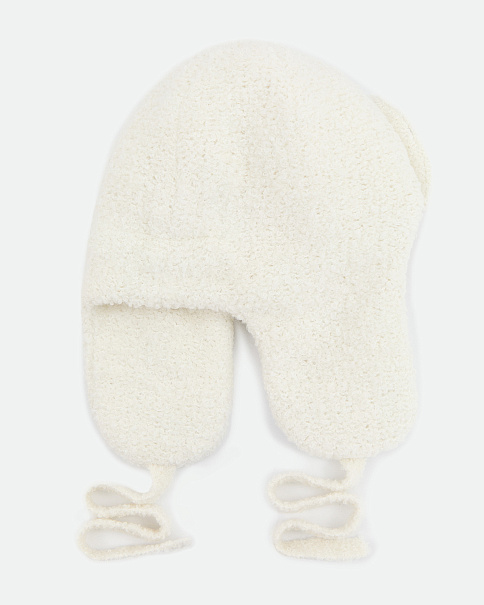 WH26016 Шапка-Ушанка, Белый