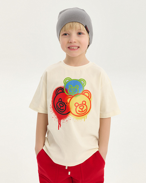 SF26006 Футболка, Молочный