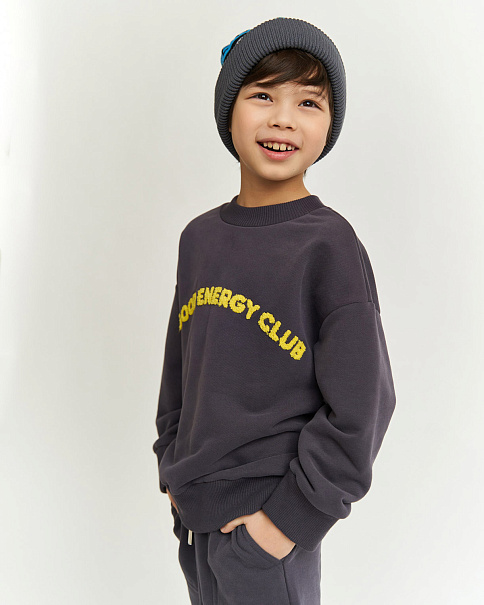 WJ24075 Толстовка, Серый