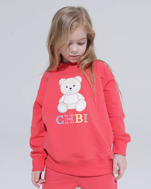 SJ22130 Толстовка, Коралловый