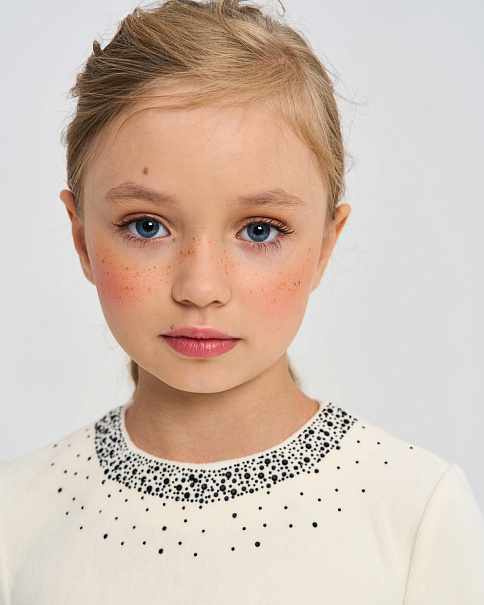 WD-2303-3/24 Платье, Молочный