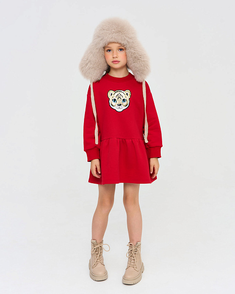 WD25081-1 Платье, Красный