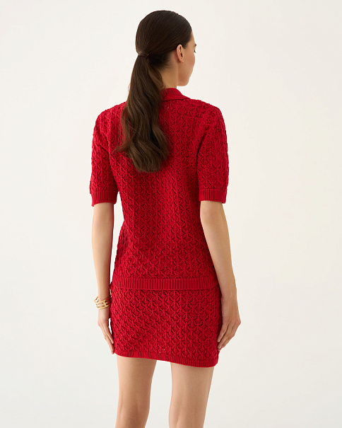 SJ25114 Футболка-поло, Красный