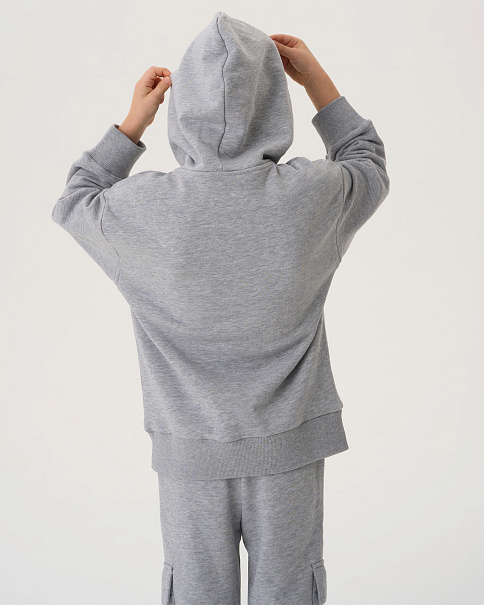 WJ25085 Толстовка, Серый