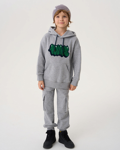 WJ25085 Толстовка, Серый