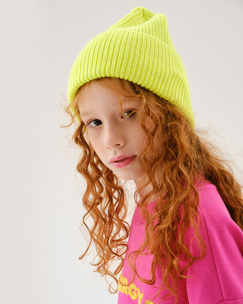 WH23105 Шапка, Желтыйнеон