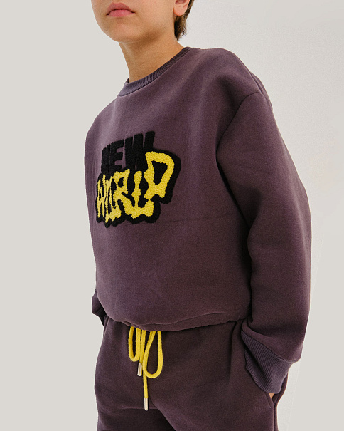 WJ24080 Толстовка, Серый