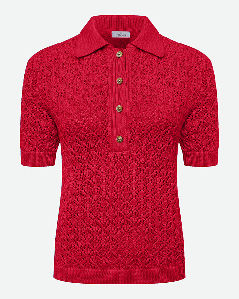 SJ25114 Футболка-поло, Красный