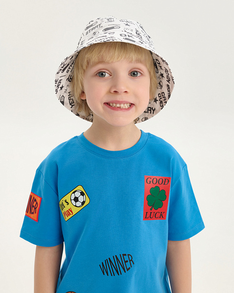 SH25090-1 Панама, Бело-черный