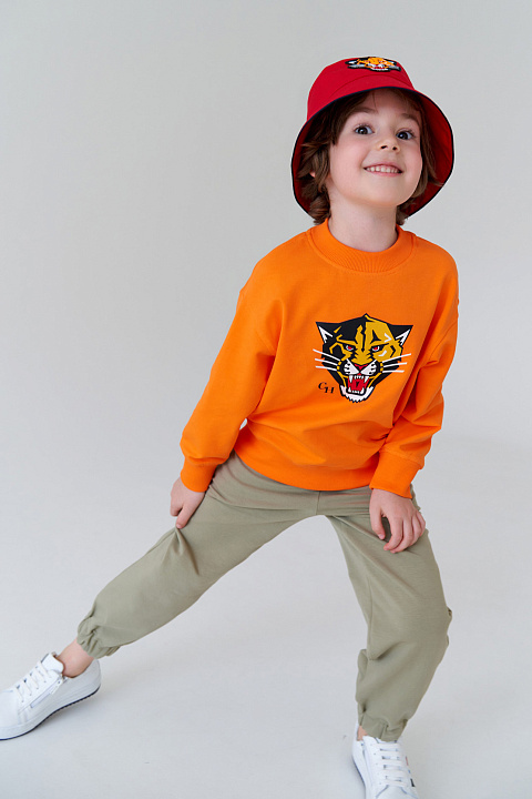SJ22150 Толстовка, Оранжевый