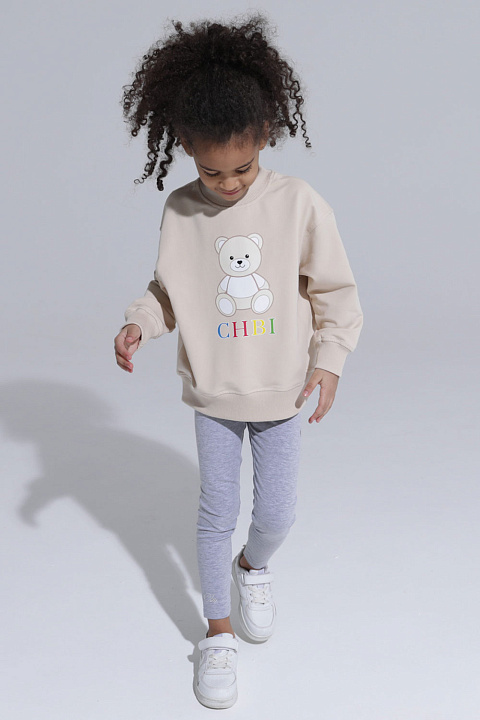 SJ22130 Толстовка, Бежевый