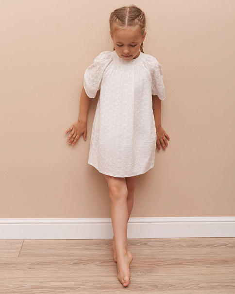 SD22142-1 Платье, Молочный