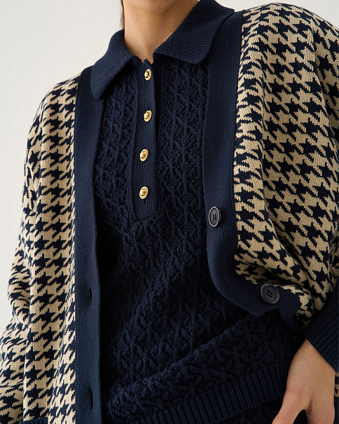 SJ25114 Футболка-поло, Тм.Синий