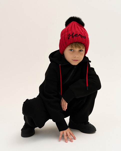 WH25037-1 Шапка, Красный