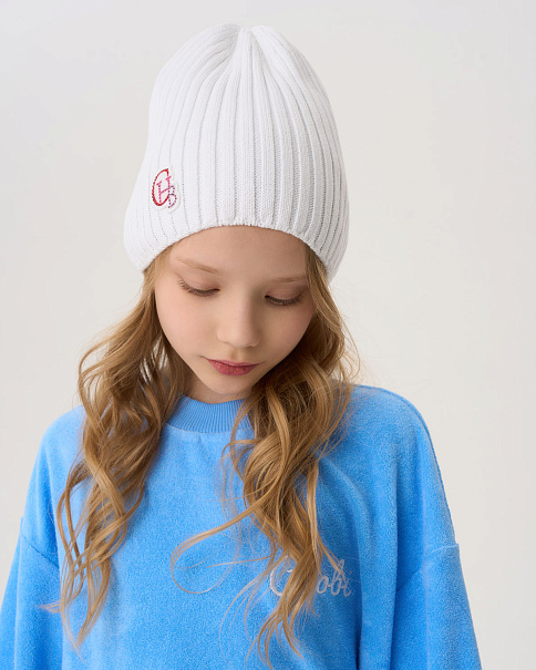 SH25038 Шапка, Белый