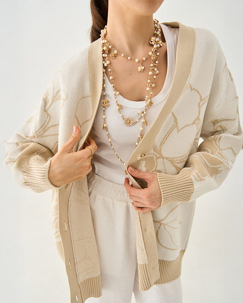 SC25107 Кардиган, Бежевый