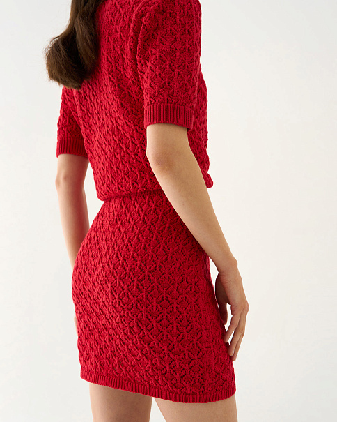 SU25114 Юбка, Красный