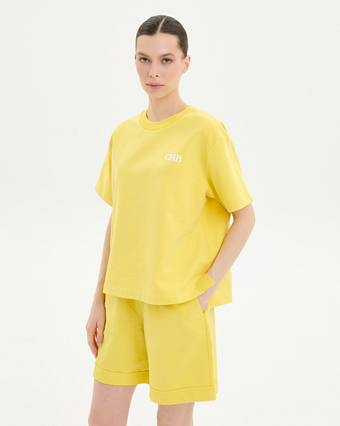 SF25003 Футболка, Желтый